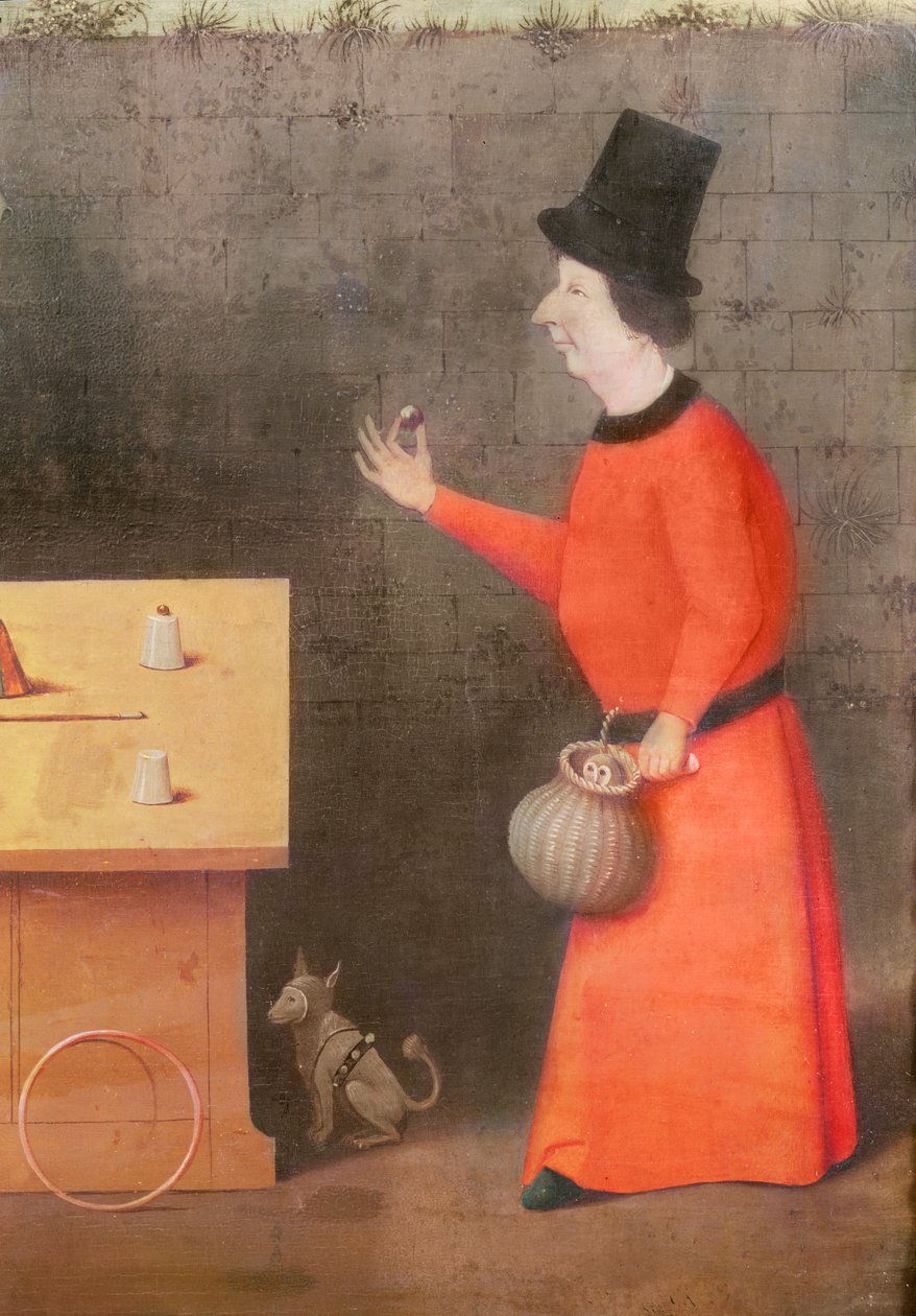 Conjuror，细节（另见93883） 作者 Hieronymus Bosch