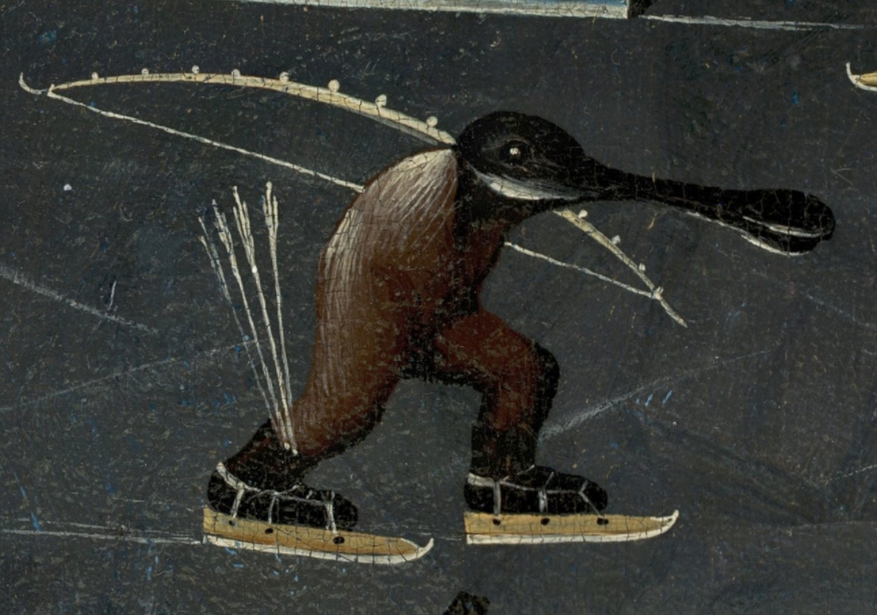 右侧小组的The Earthly Delights花园 作者 Hieronymus Bosch
