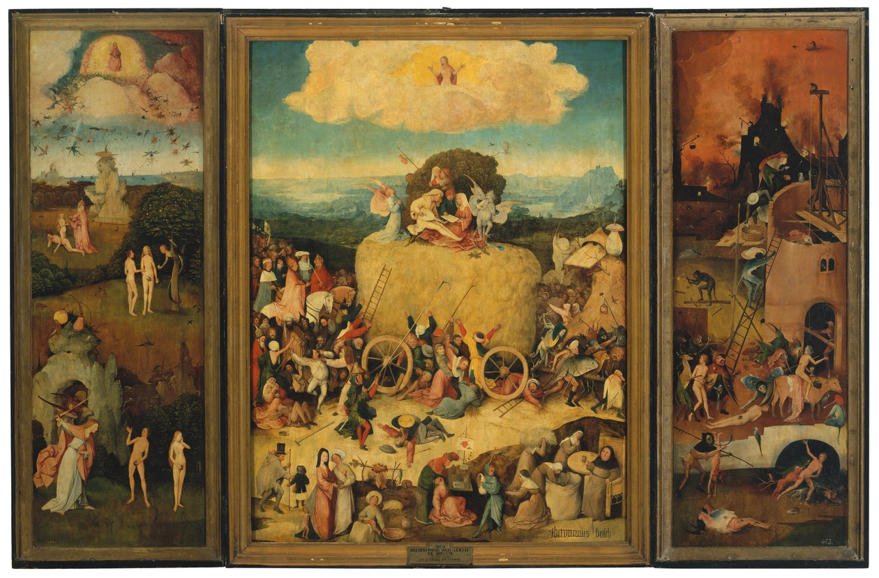 Haywain三联画 作者 Hieronymus Bosch