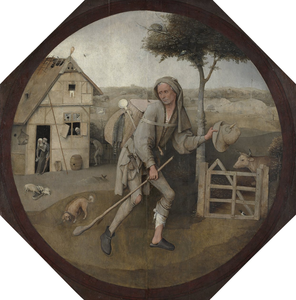 Pedlar 作者 Hieronymus Bosch
