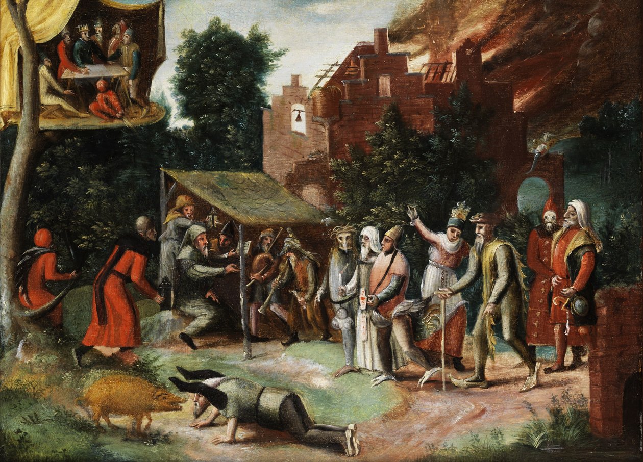 圣安东尼的诱惑 作者 Hieronymus Bosch