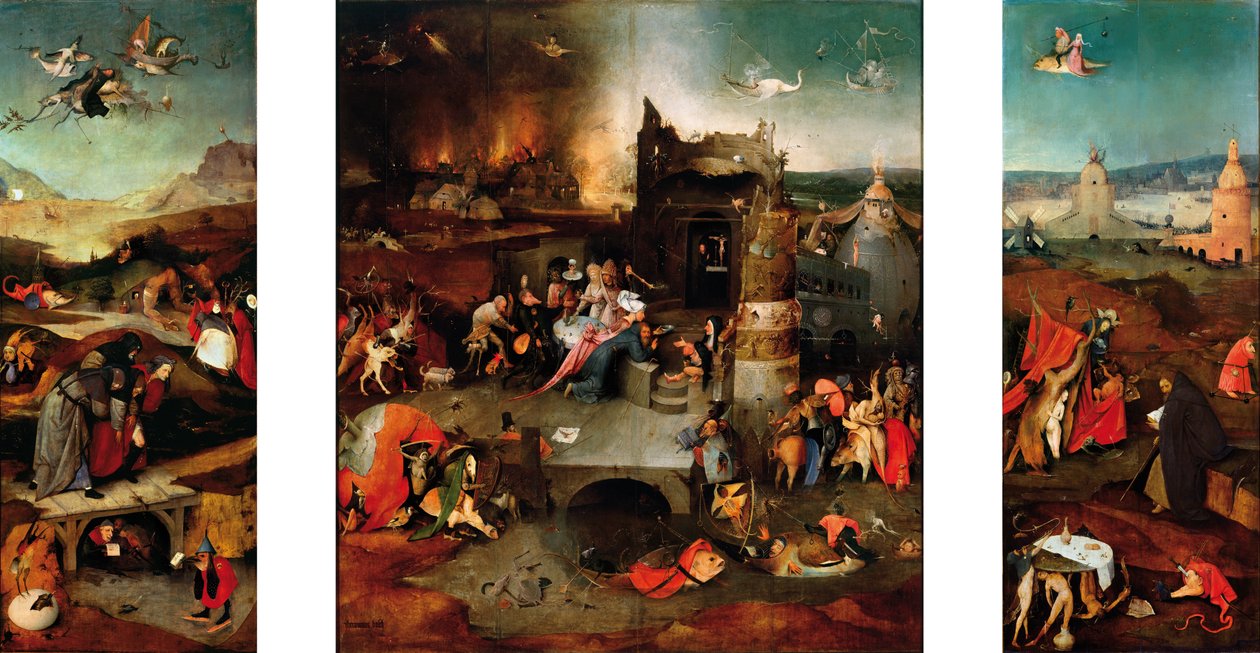 圣安东尼的诱惑 作者 Hieronymus Bosch