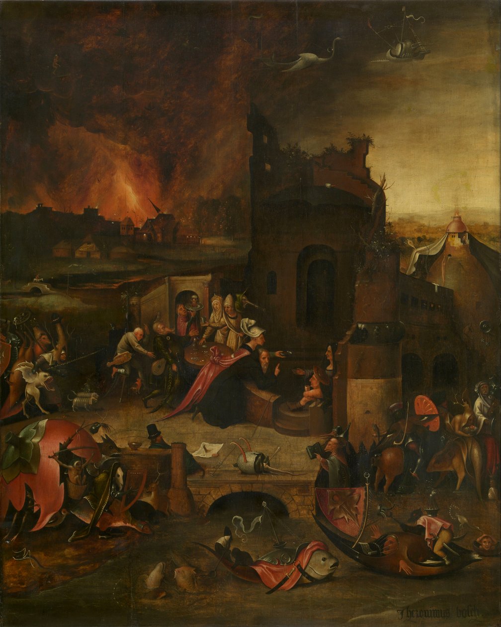 埃及圣安东尼（安特卫普）的诱惑 作者 Hieronymus Bosch