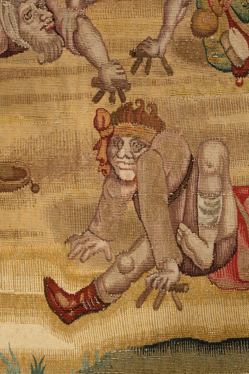 灵感源自希罗尼穆斯-博斯作品的挂毯，约 1560 年（金、银、丝绸和羊毛） 作者 Hieronymus（之后）Bosch