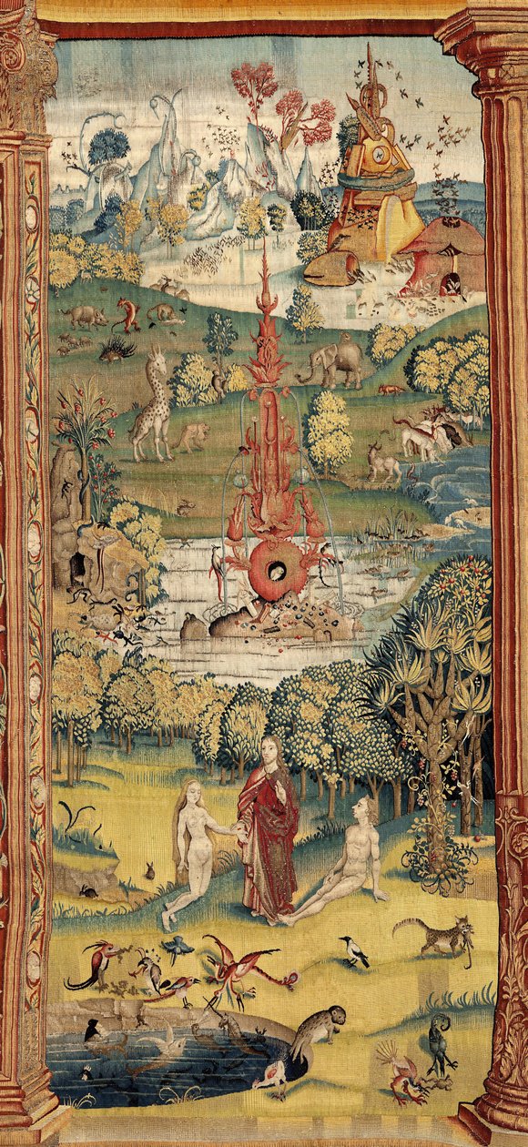 世外桃源》，约 1560 年（挂毯） 作者 Hieronymus（之后）Bosch