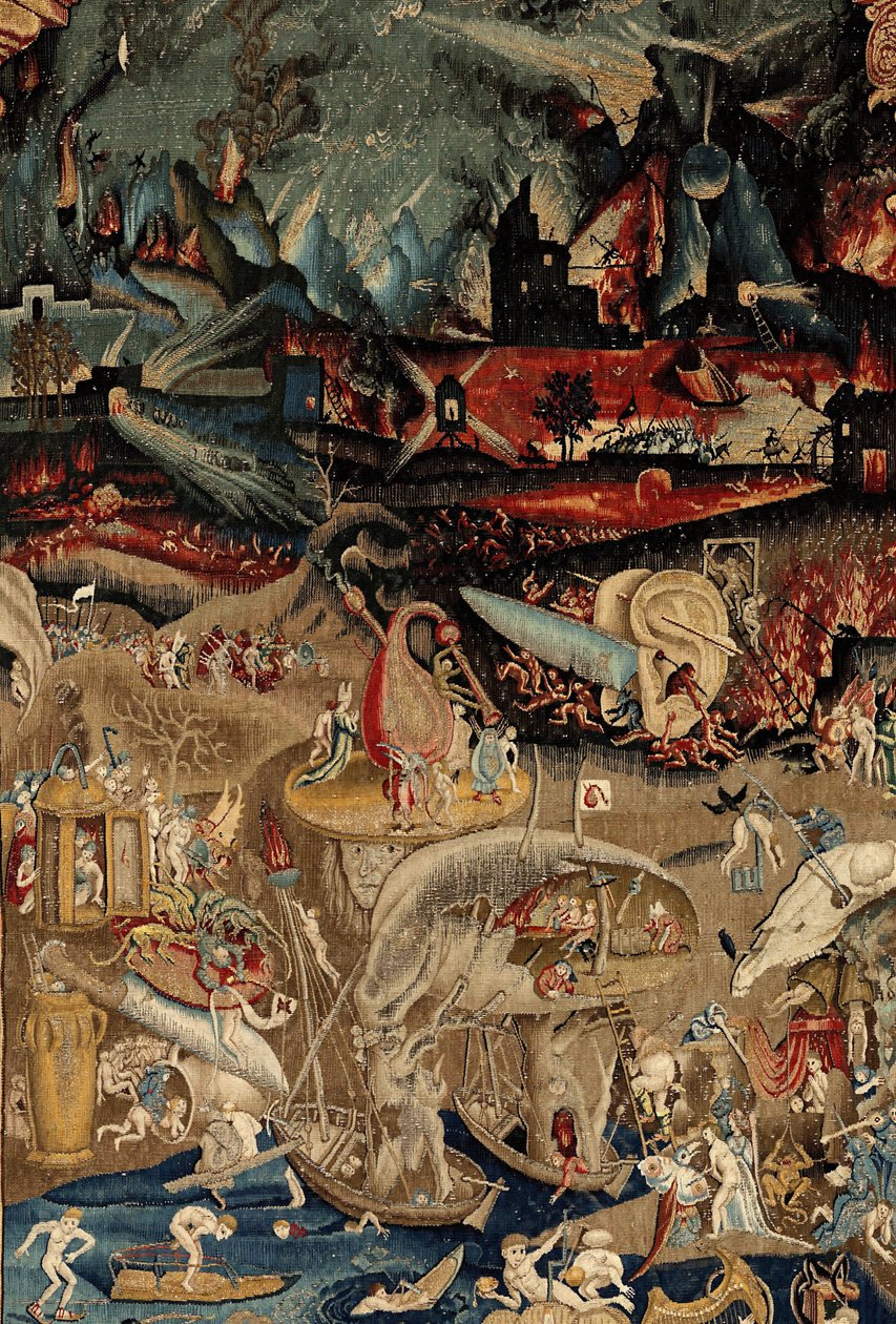 人间欢乐花园。 约 1560（挂毯） 作者 Hieronymus（之后）Bosch