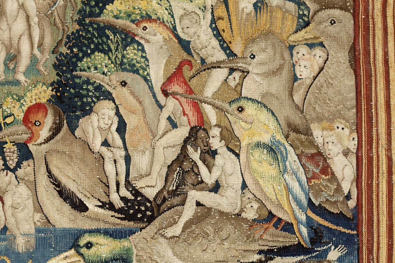 人间欢乐花园。 约 1560（挂毯） 作者 Hieronymus（之后）Bosch