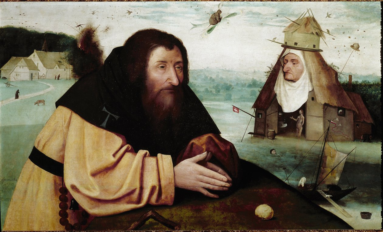圣安东尼的诱惑》（橡木板上的油画，约1501年 作者 Hieronymus（之后）Bosch