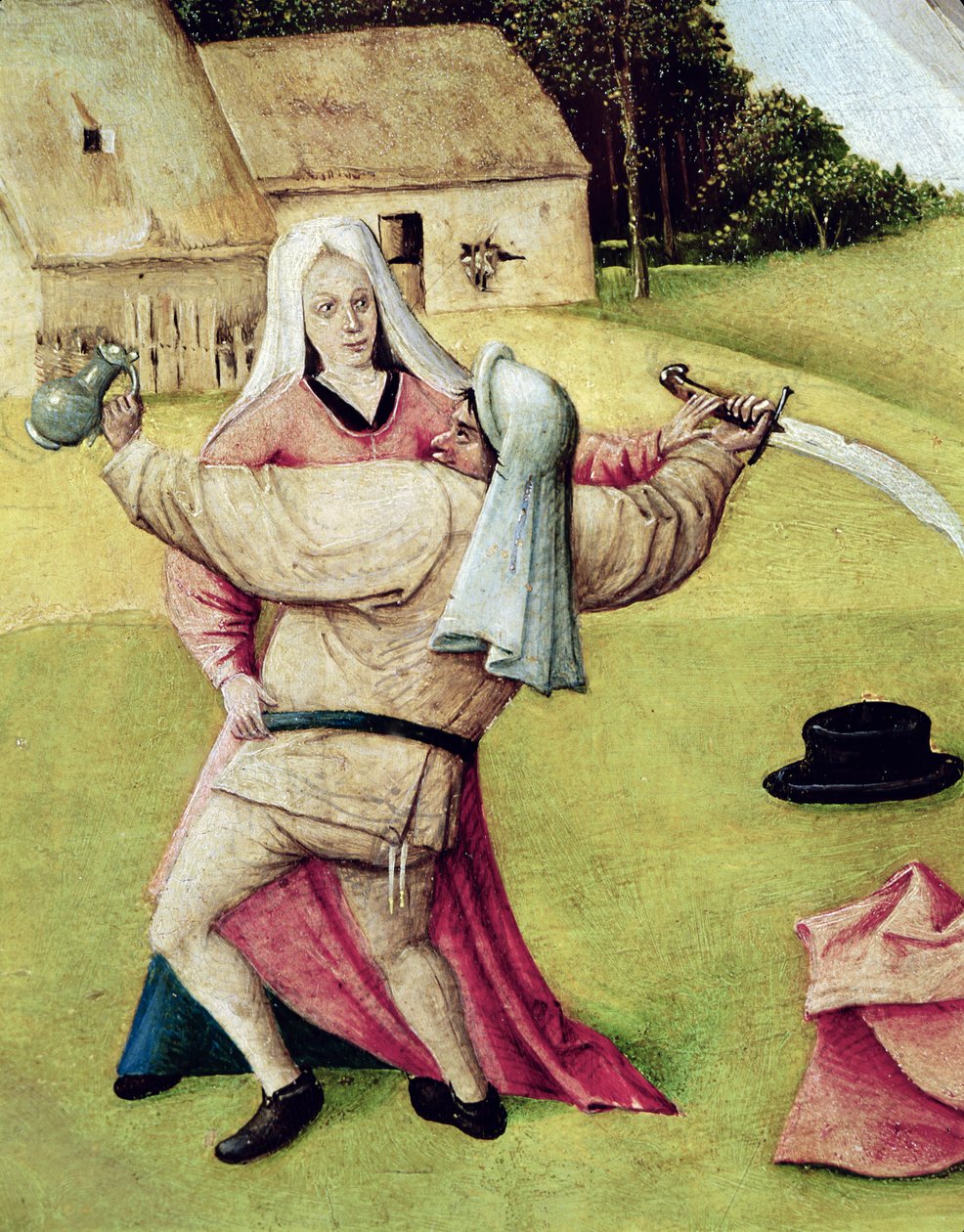 愤怒，细节来自“七宗罪和四种最后的事情”，c.1480 作者 Hieronymus Bosch