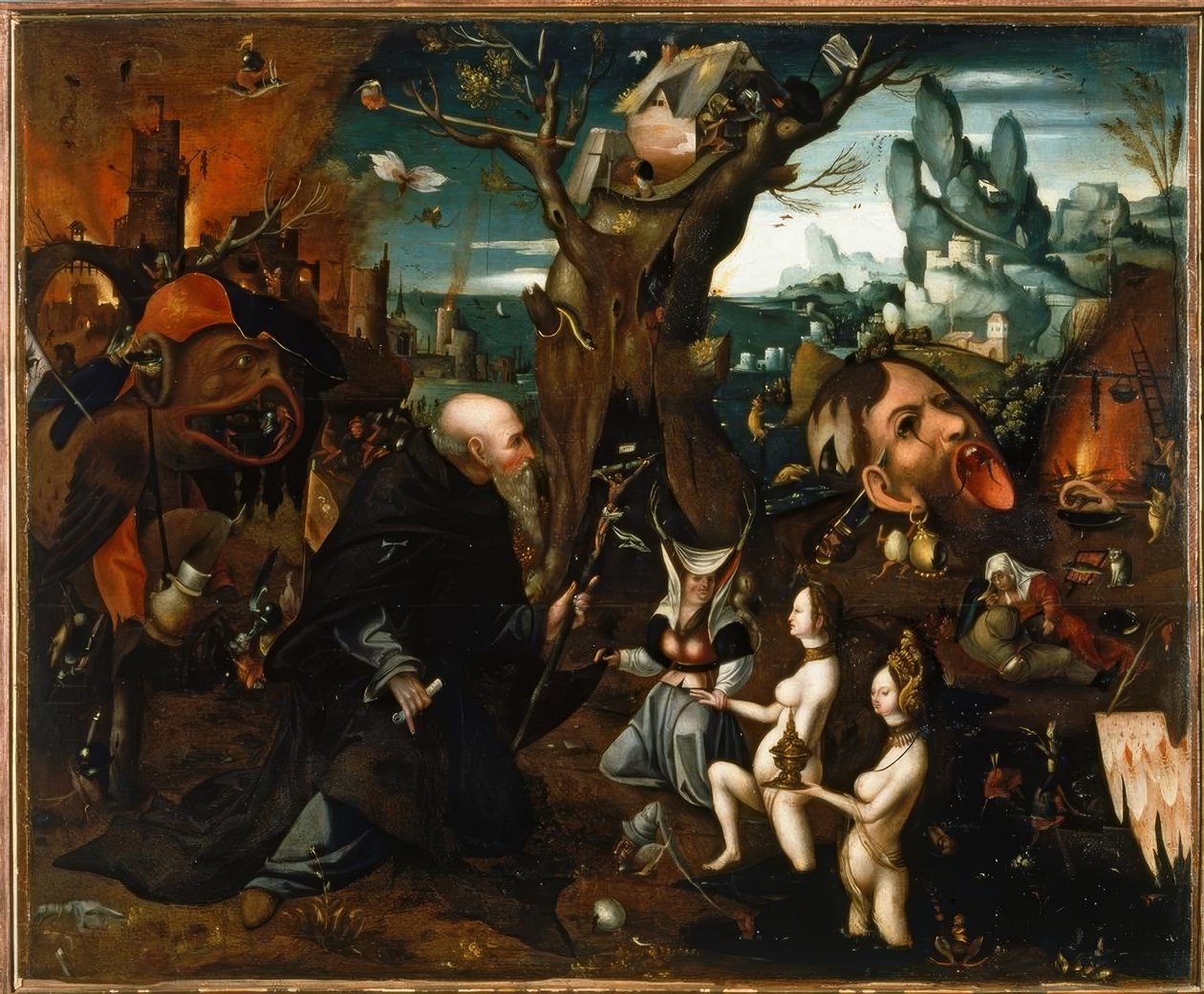 圣安东尼的诱惑 作者 Hieronymus Bosch