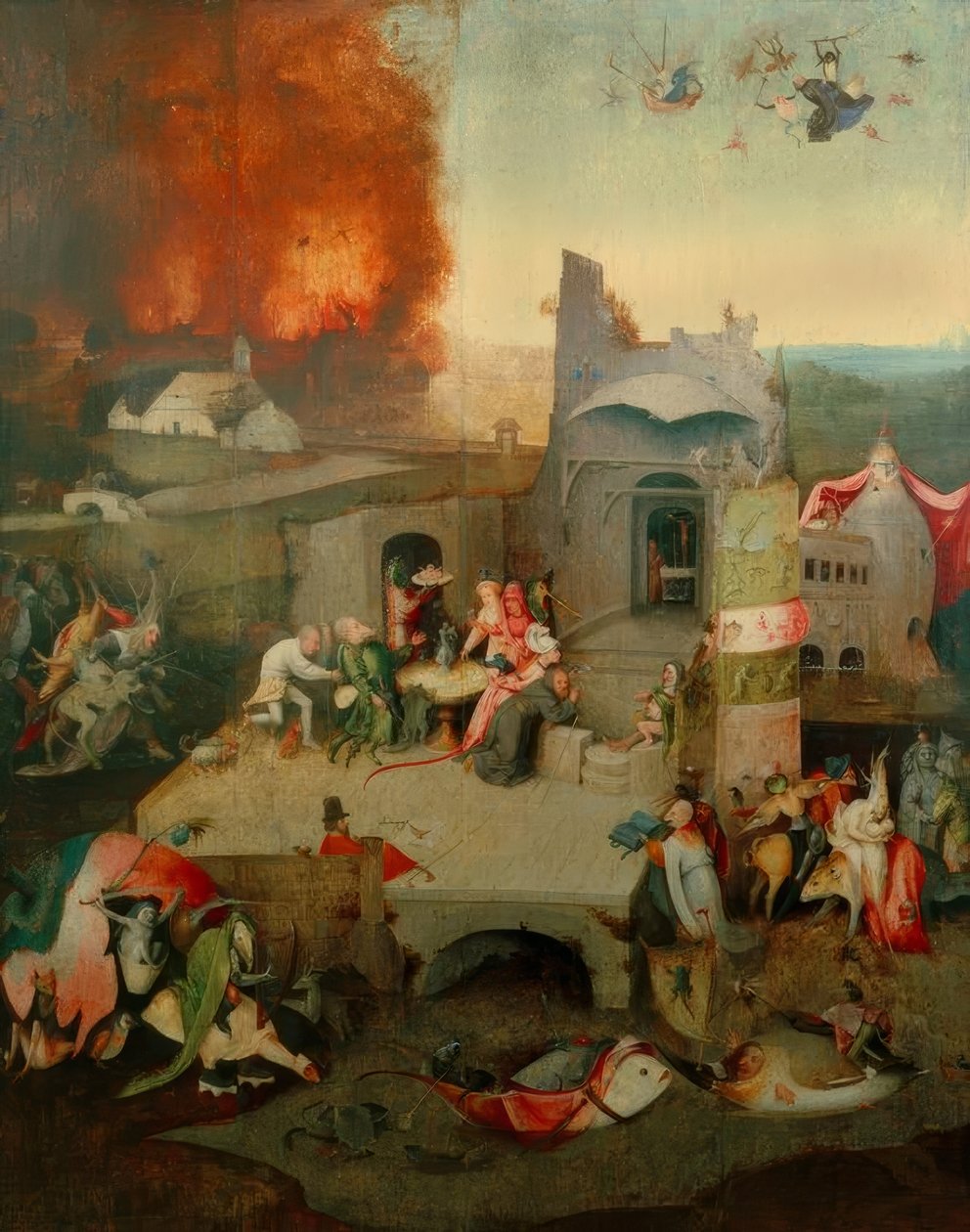 圣安东尼的诱惑 作者 Hieronymus Bosch