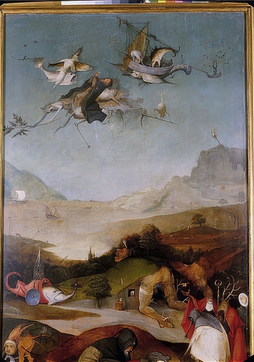 圣安东尼的诱惑（Triptycon，左翼细节） 作者 Hieronymus Bosch