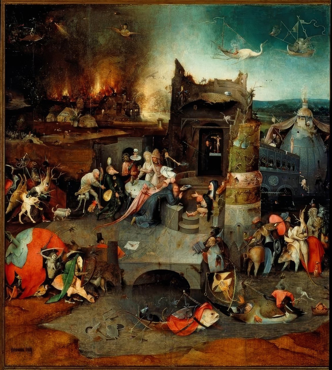 圣安东尼的诱惑 作者 Hieronymus Bosch
