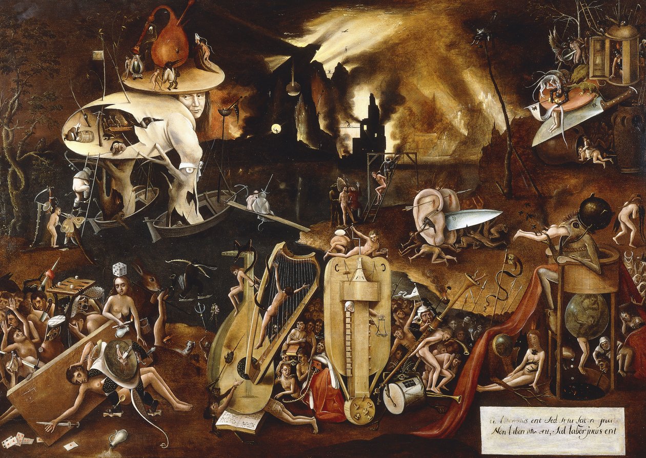 地狱， 作者 Hieronymus Bosch