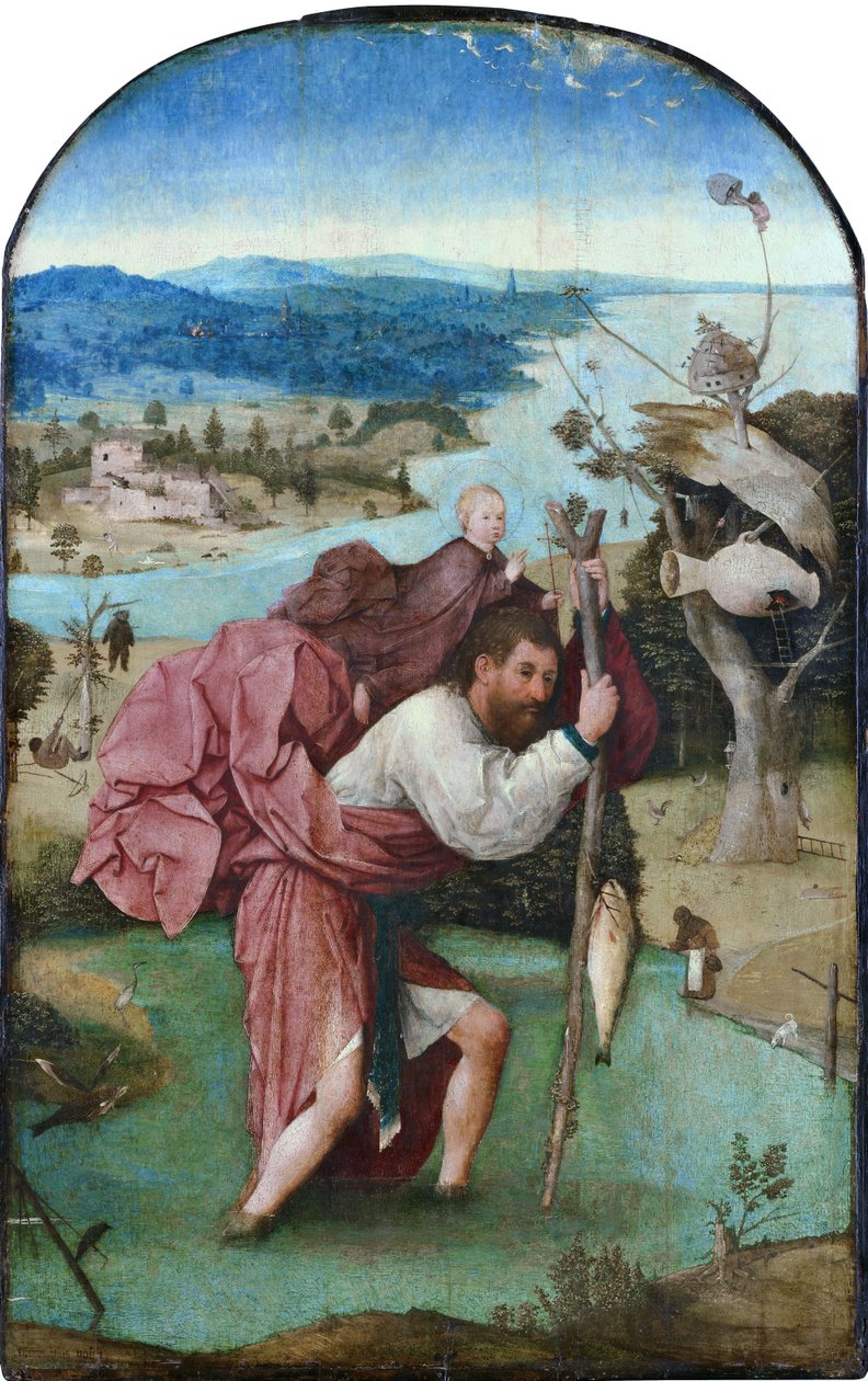 圣克里斯托弗 作者 Hieronymus Bosch