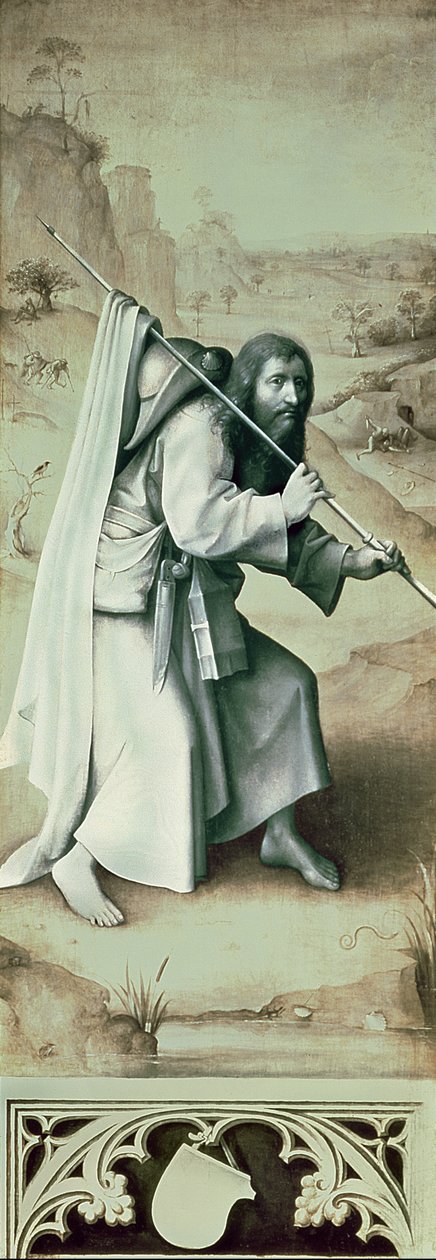 最大的圣詹姆斯，最后审判祭坛左翼的外观 作者 Hieronymus Bosch
