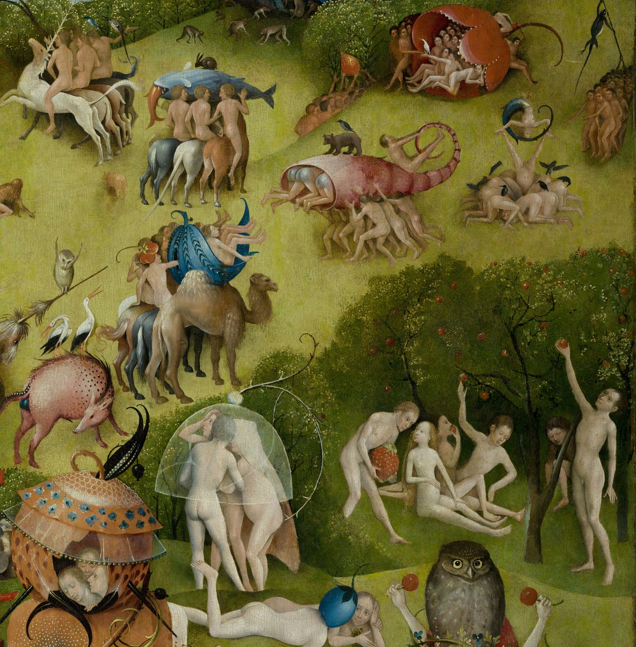 人间花园，1490-1500 作者 Hieronymus Bosch