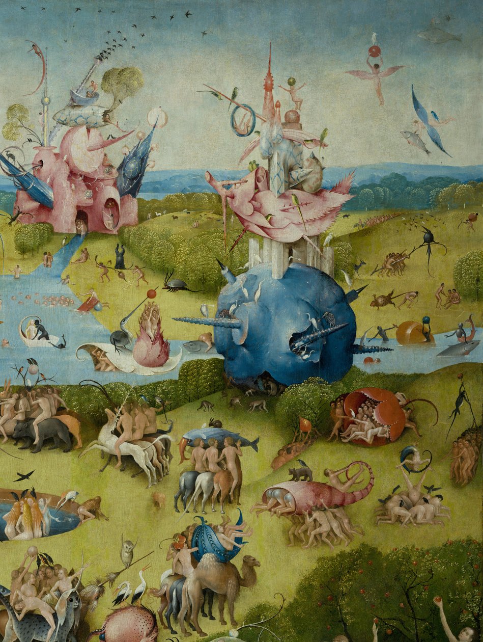 人间花园，1490-1500 作者 Hieronymus Bosch