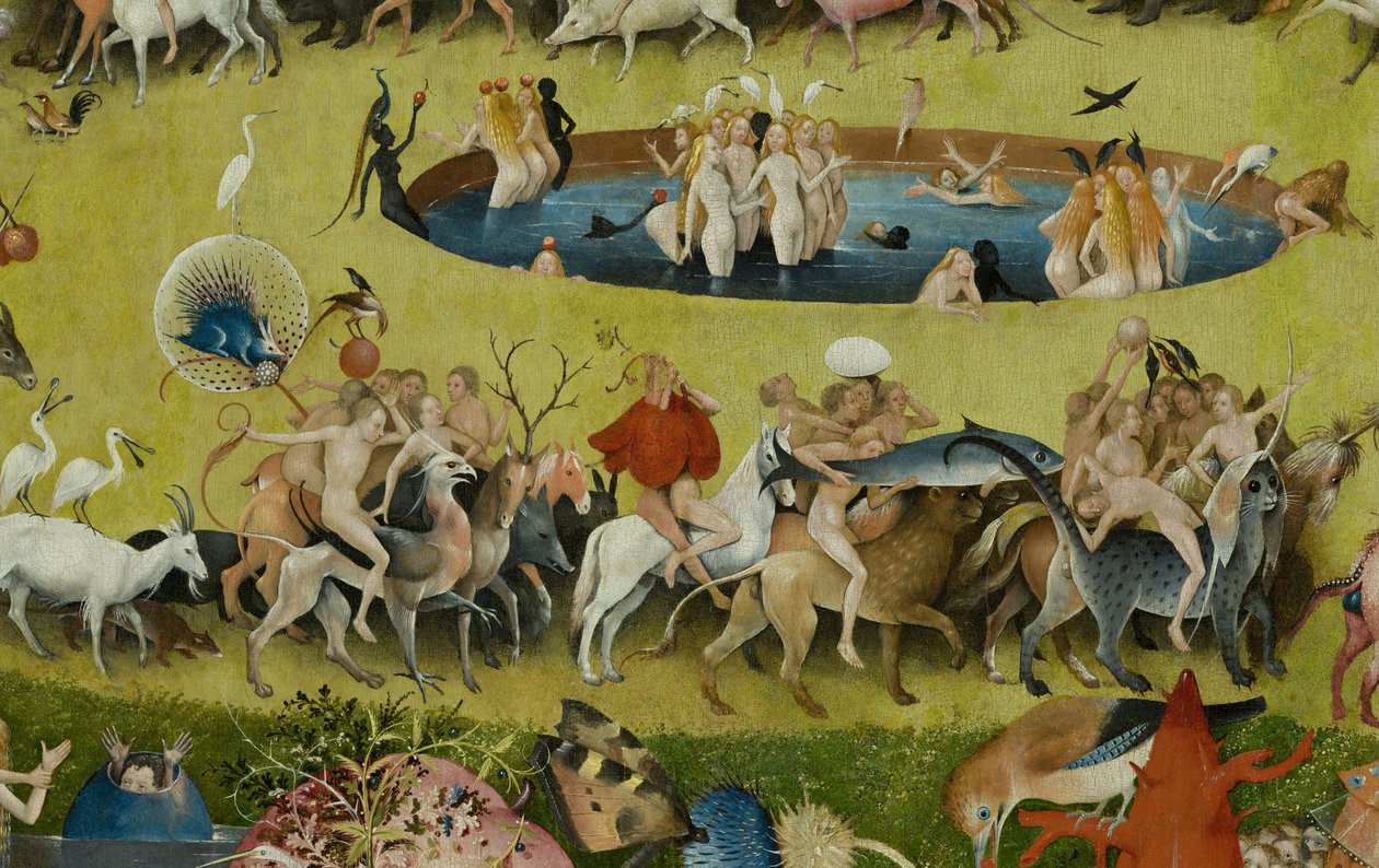 人间花园，1490-1500 作者 Hieronymus Bosch