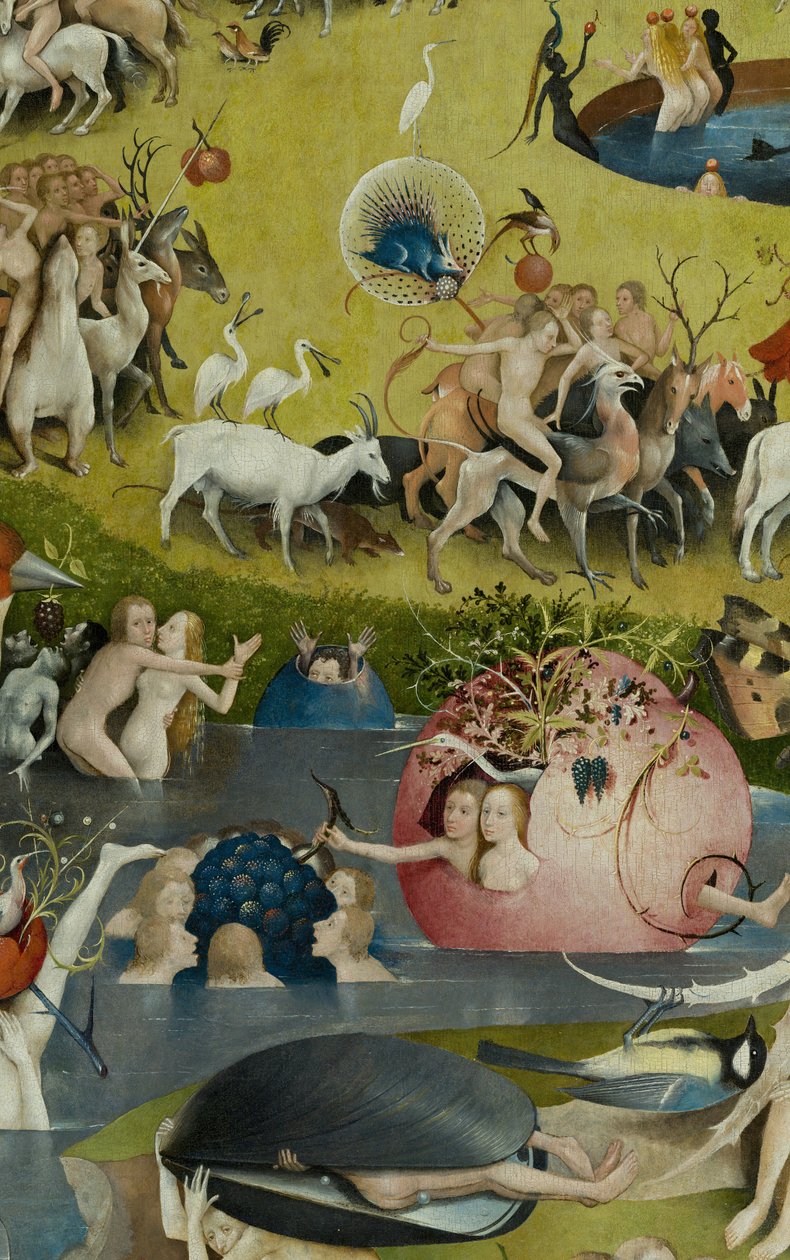 人间花园，1490-1500 作者 Hieronymus Bosch