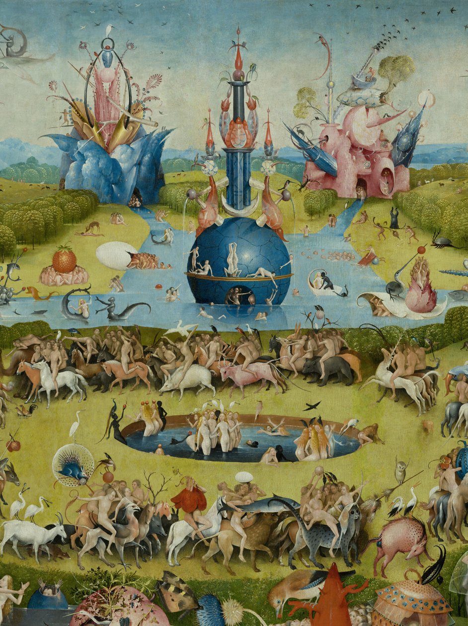 人间花园，1490-1500 作者 Hieronymus Bosch