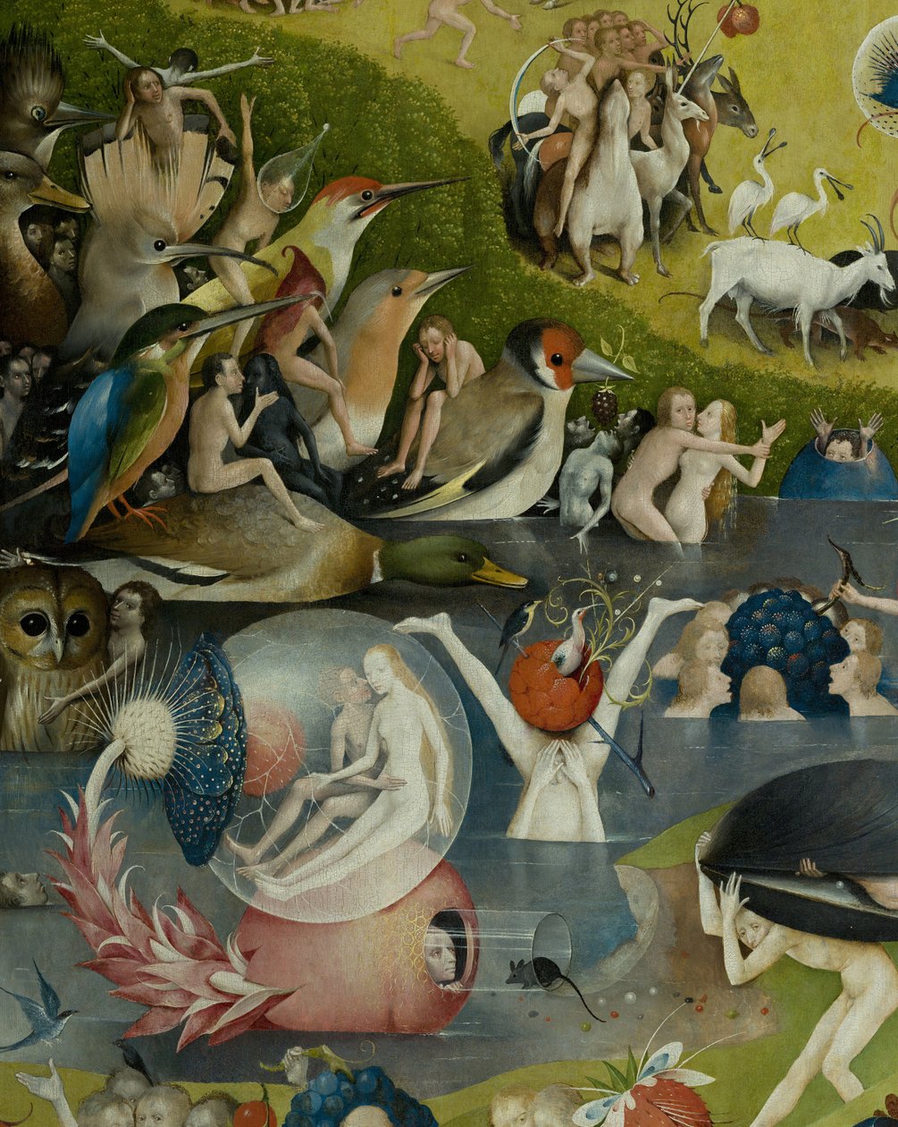 人间花园，1490-1500 作者 Hieronymus Bosch