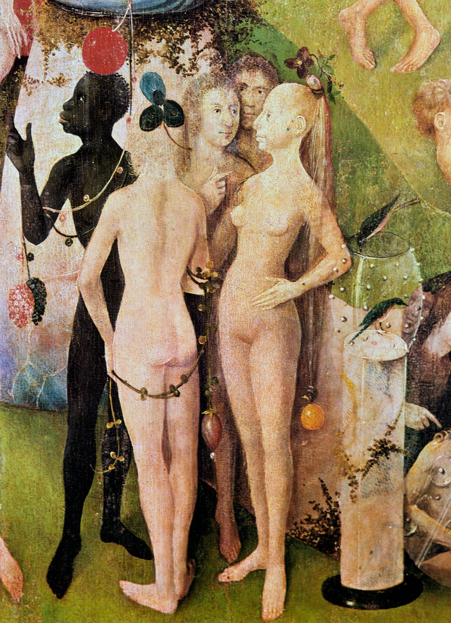 中央面板细节c。 1500 作者 Hieronymus Bosch