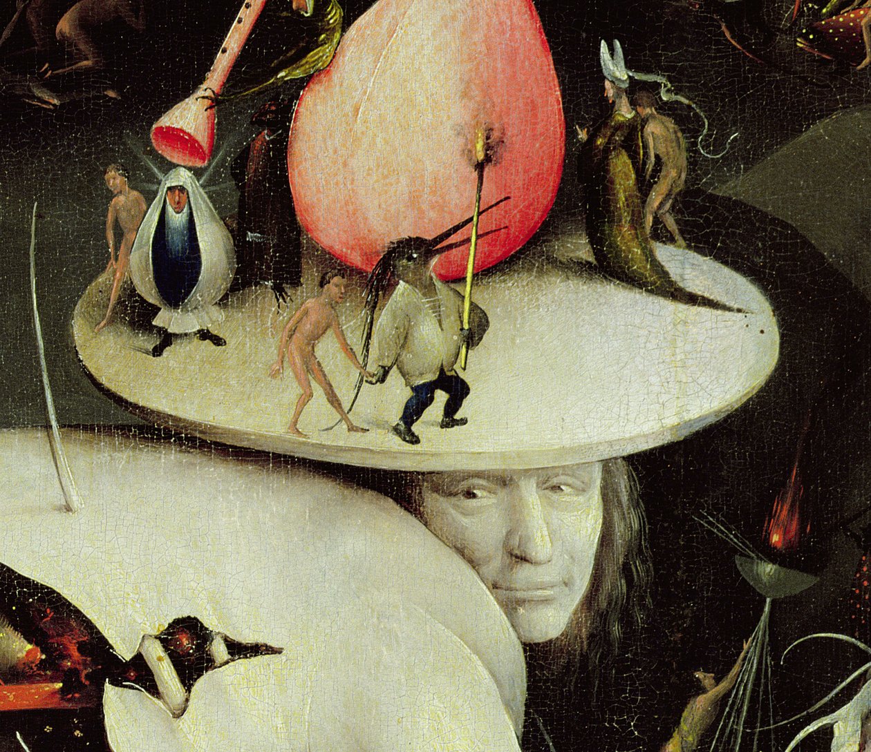 地球欢乐花园，c.1500（3425的细节） 作者 Hieronymus Bosch