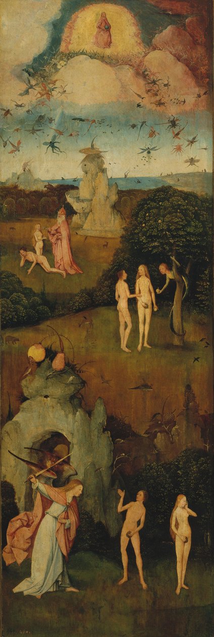 Haywain三联画左侧面板，c。 1516 作者 Hieronymus Bosch