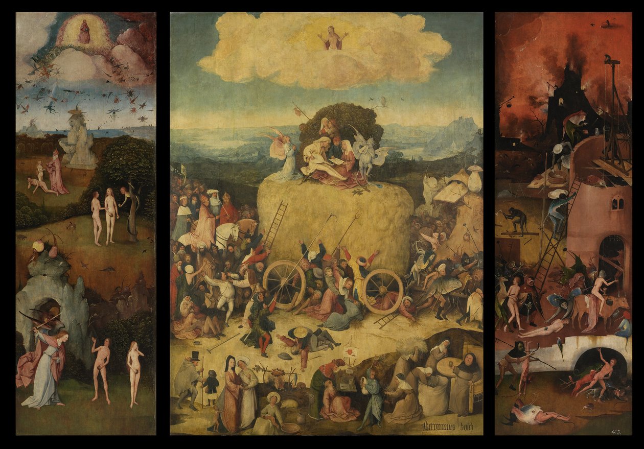 海恩三联画c。 1516 作者 Hieronymus Bosch