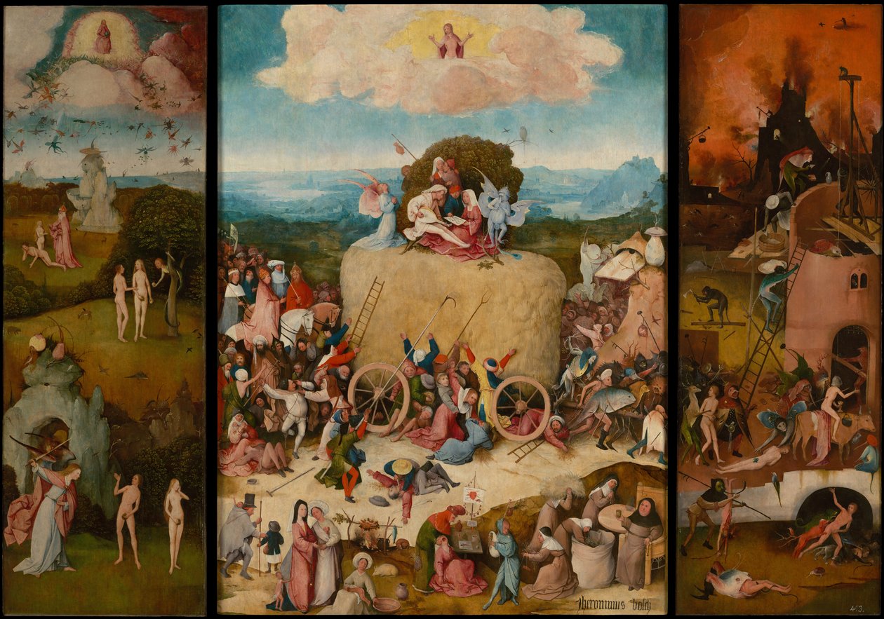 海温三联画》，约 1516 年 作者 Hieronymus Bosch