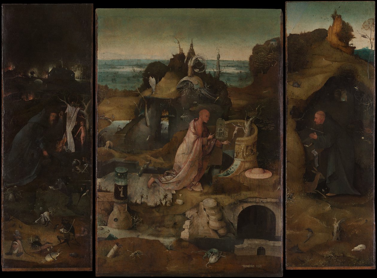 隐士圣徒》，约 1493 年 作者 Hieronymus Bosch