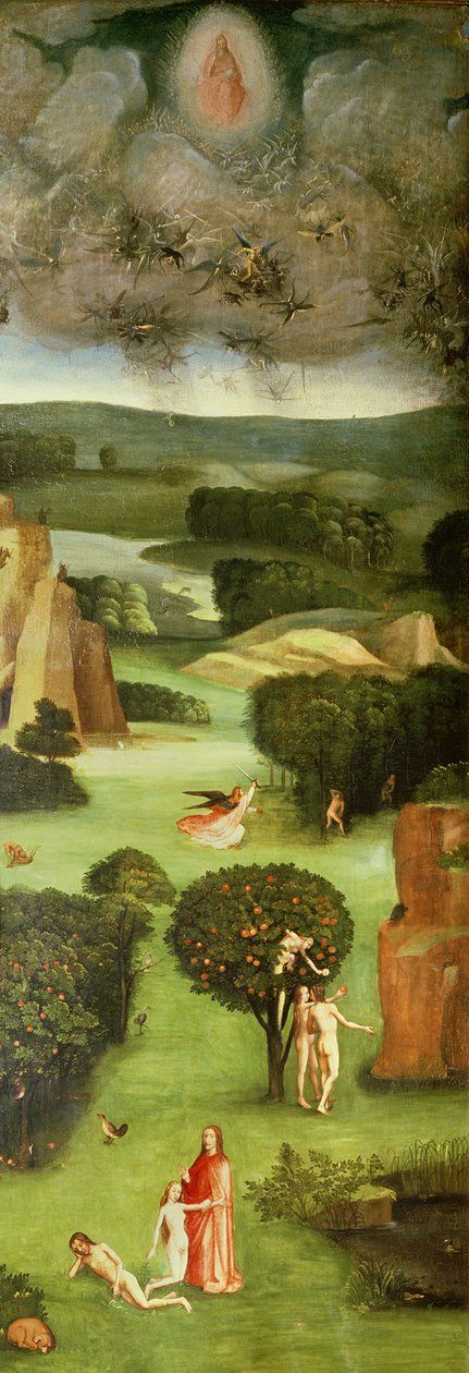 最后的审判（祭坛画）：左翼的内部 作者 Hieronymus Bosch