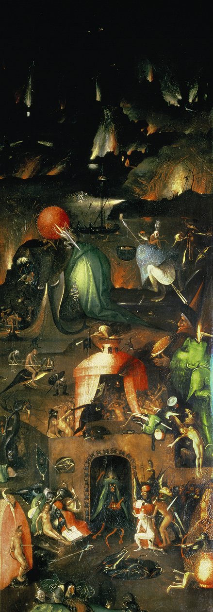 最后的审判（祭坛画）：右翼的内部 作者 Hieronymus Bosch