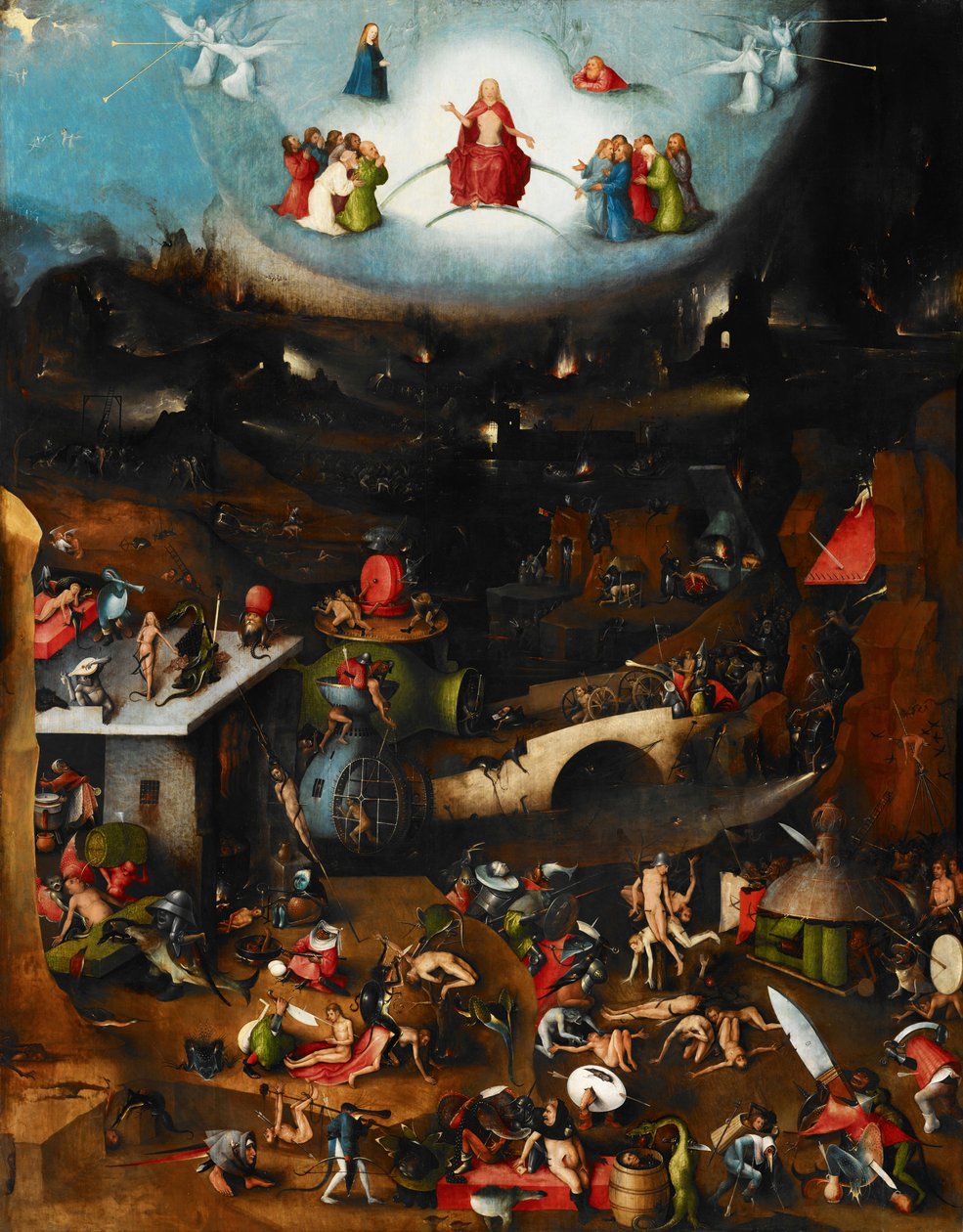 最后的审判》（中央面板），约 1482-1515 年 作者 Hieronymus Bosch