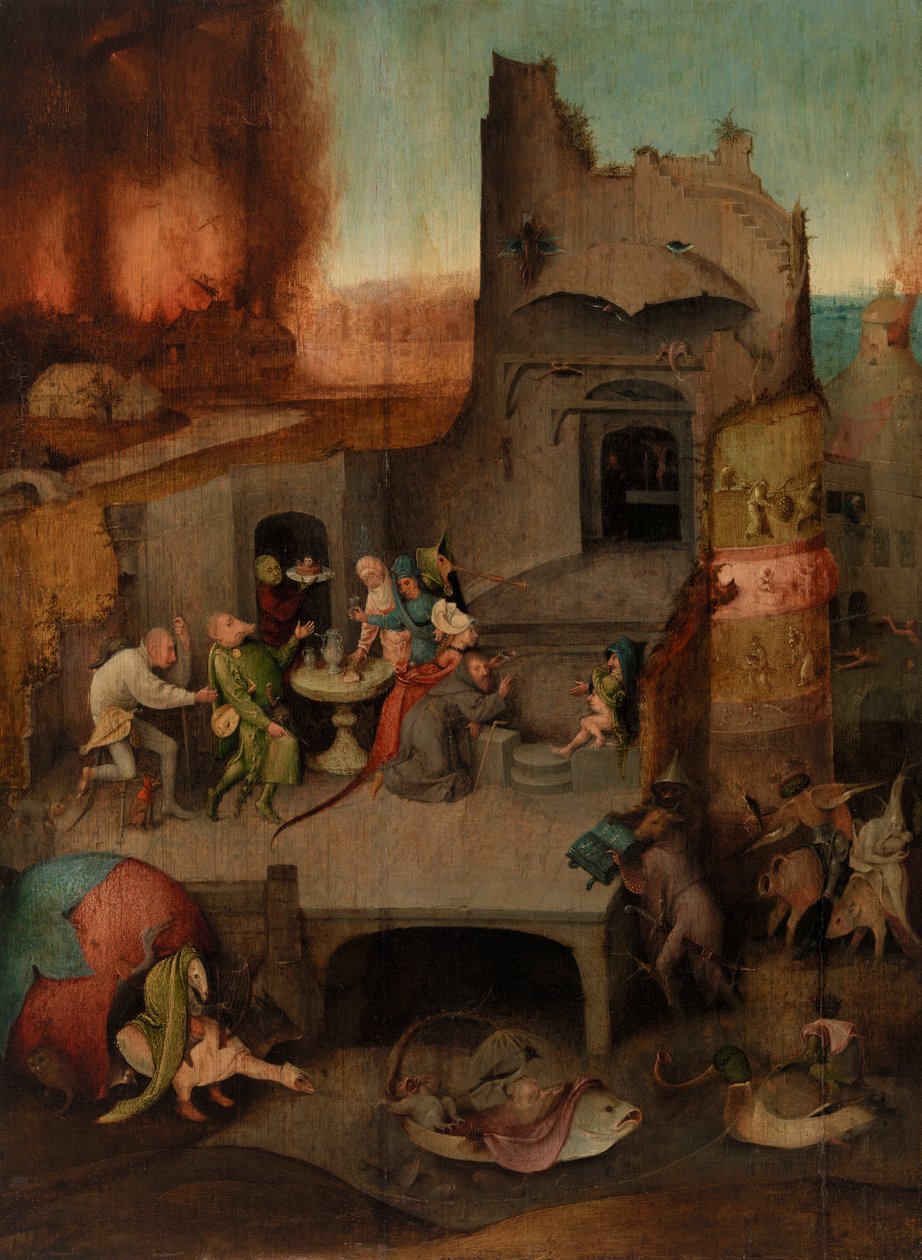 圣安东尼的诱惑 作者 Hieronymus Bosch