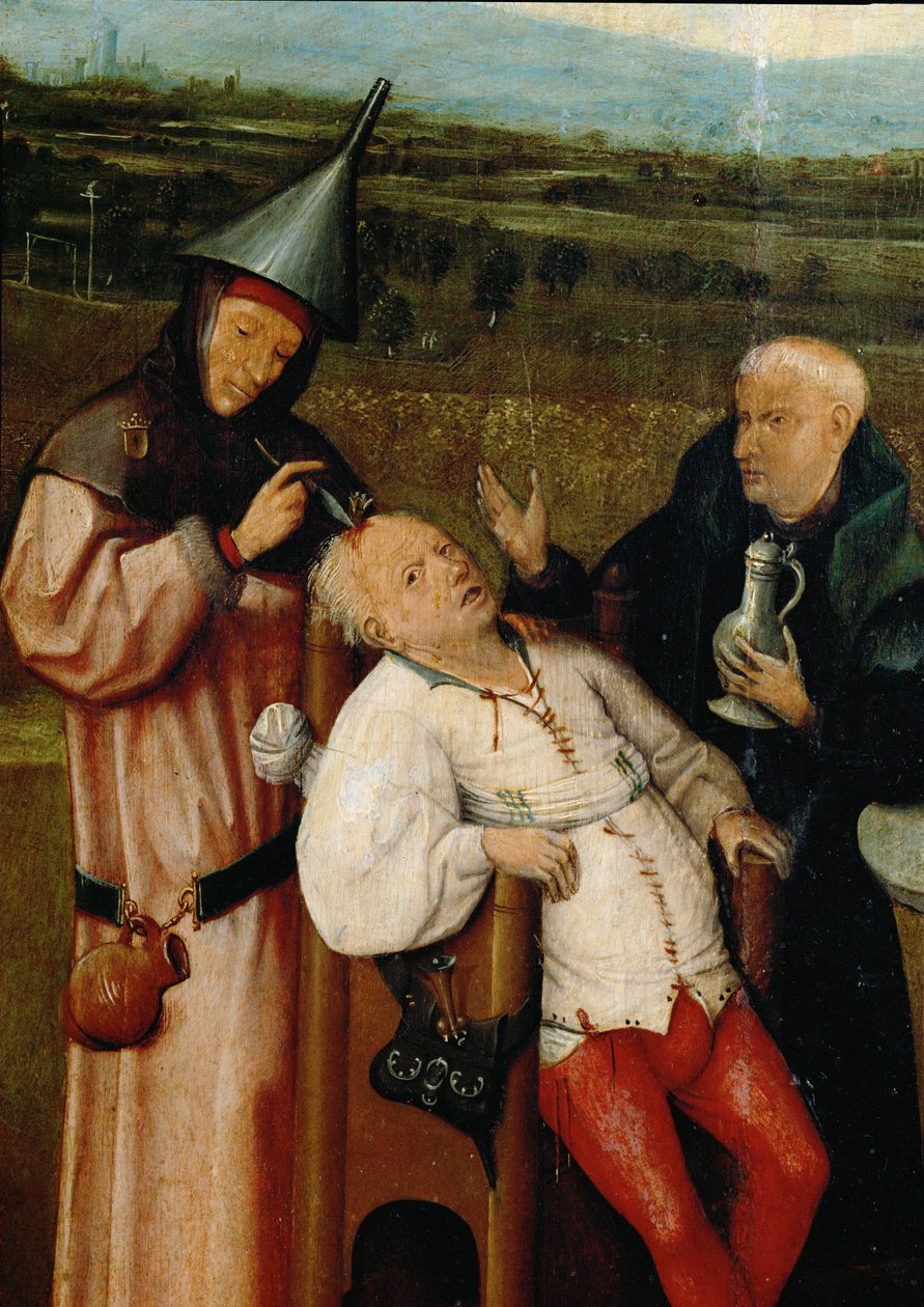 治疗愚蠢的方法... 作者 Hieronymus Bosch