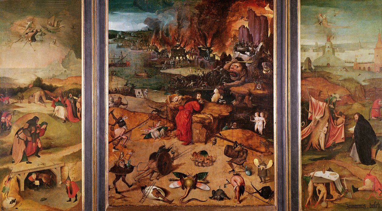 圣安东尼的诱惑三联画 作者 Hieronymus Bosch