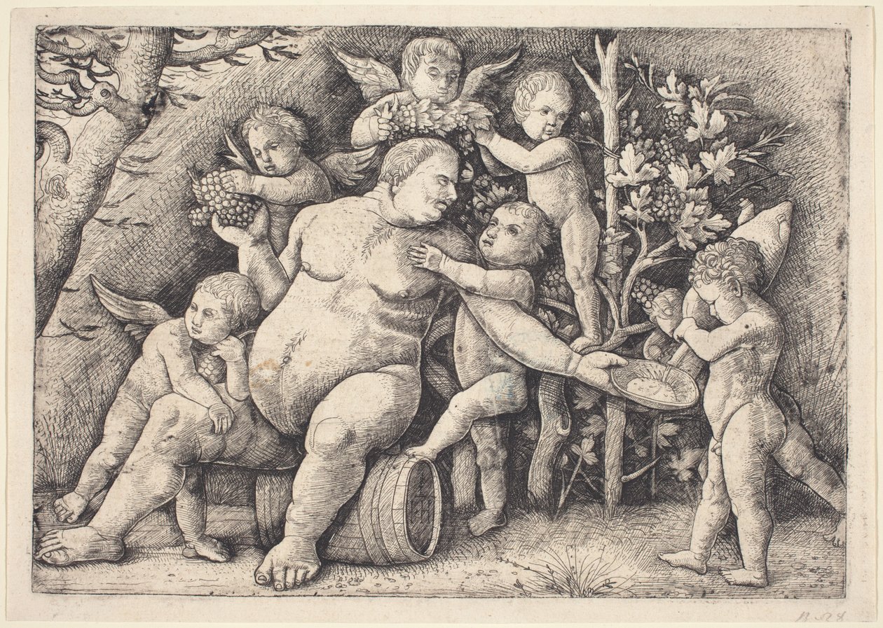 西莱纳斯 作者 Hieronymus Hopfer 在 Andrea Mantegna 之后