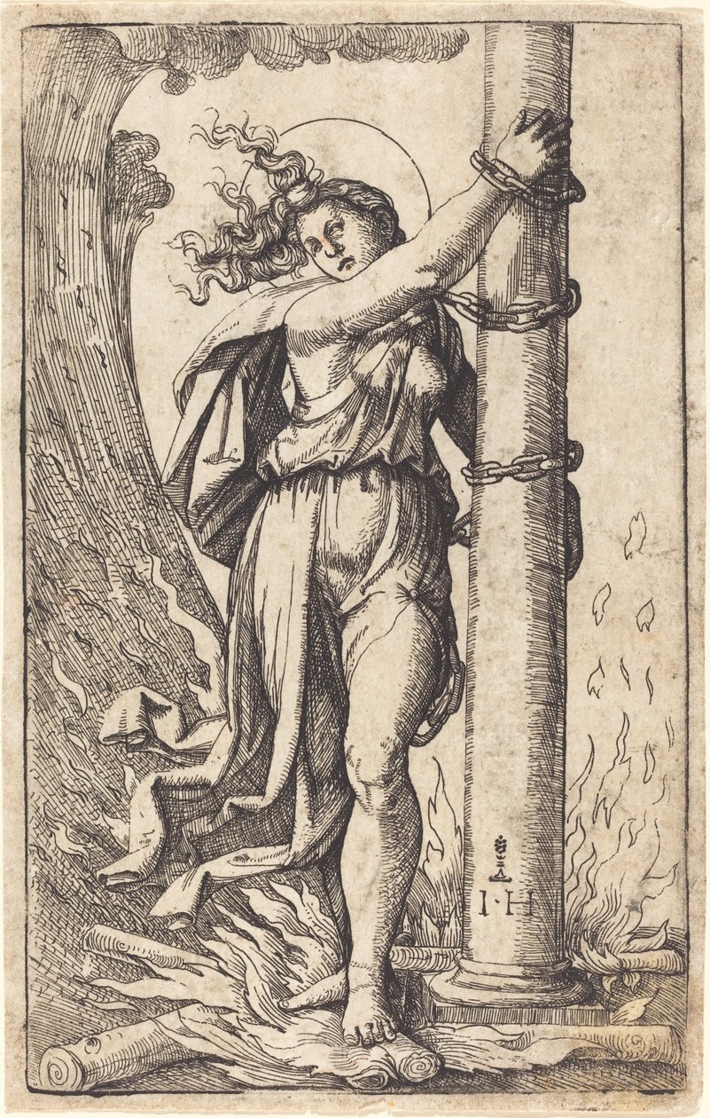 毅力 作者 Hieronymus Hopfer 在 Marcantonio Raimondi 之后