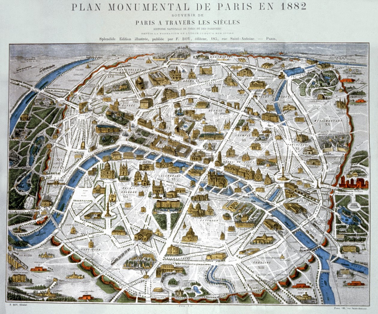 Le Nouveau Paris. 约1867年（雕刻）。 作者 希拉尔·格斯努（Hilaire Guesnu）