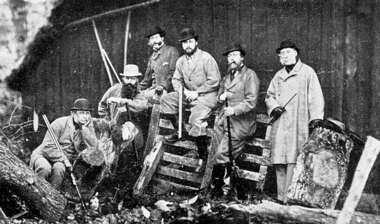 1870年至1910年在温莎举行的皇家射击聚会。 作者 丘陵和桑德斯