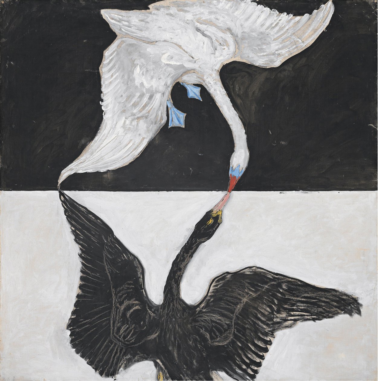 集团IXSUW，第1号，《天鹅》，第1号，1914-1915。 作者 希尔玛·克林特