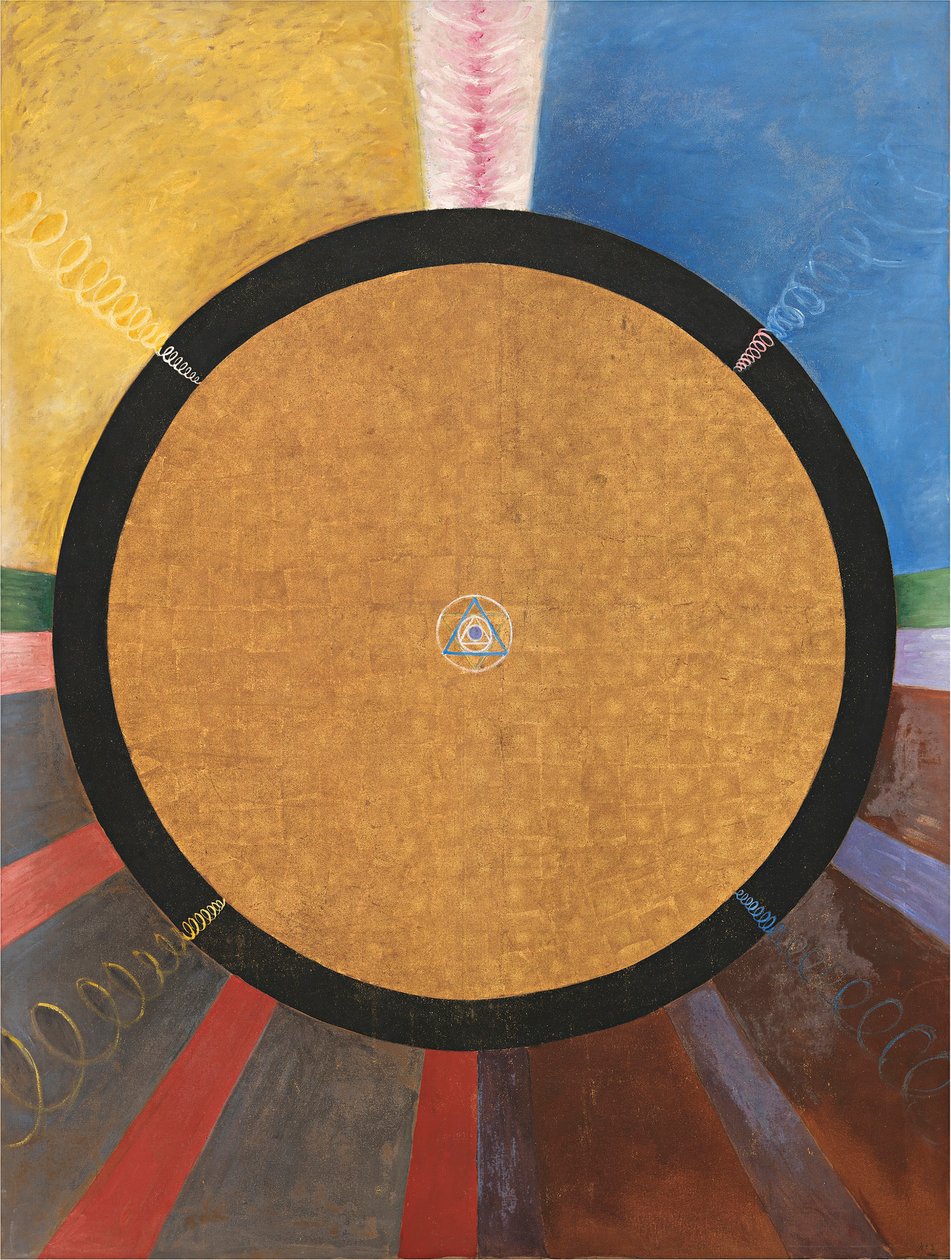 X组，第3号，祭坛画（布面油画） 作者 希尔玛·克林特