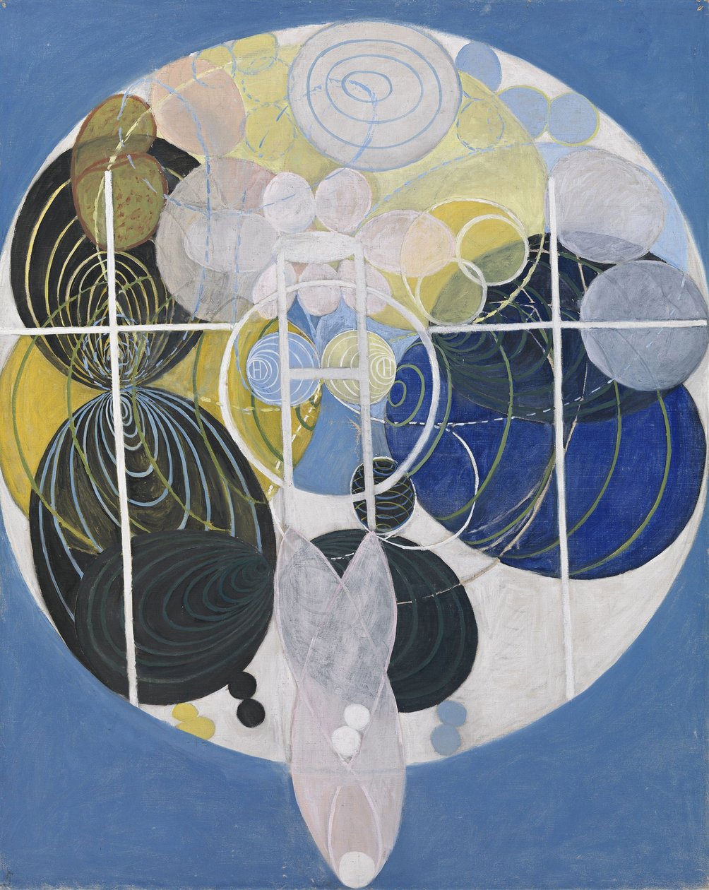 大型人物画，第 5 号，第三组，迄今为止所有作品的关键，WU/Rose 系列 作者 希尔玛·克林特