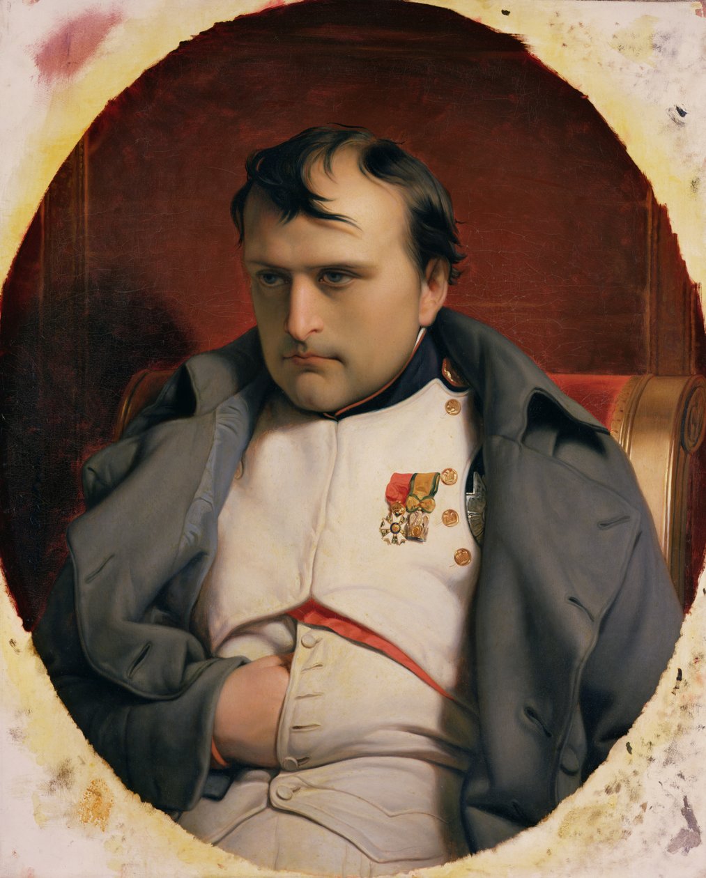 1846年在枫丹白露的拿破仑（1769-1821） 作者 希波吕特·德拉罗什（Hippolyte Delaroche）