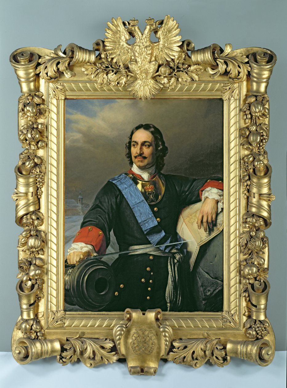彼得一世（1672-1725）1838年（另见144529） 作者 希波吕特·德拉罗什（Hippolyte Delaroche）