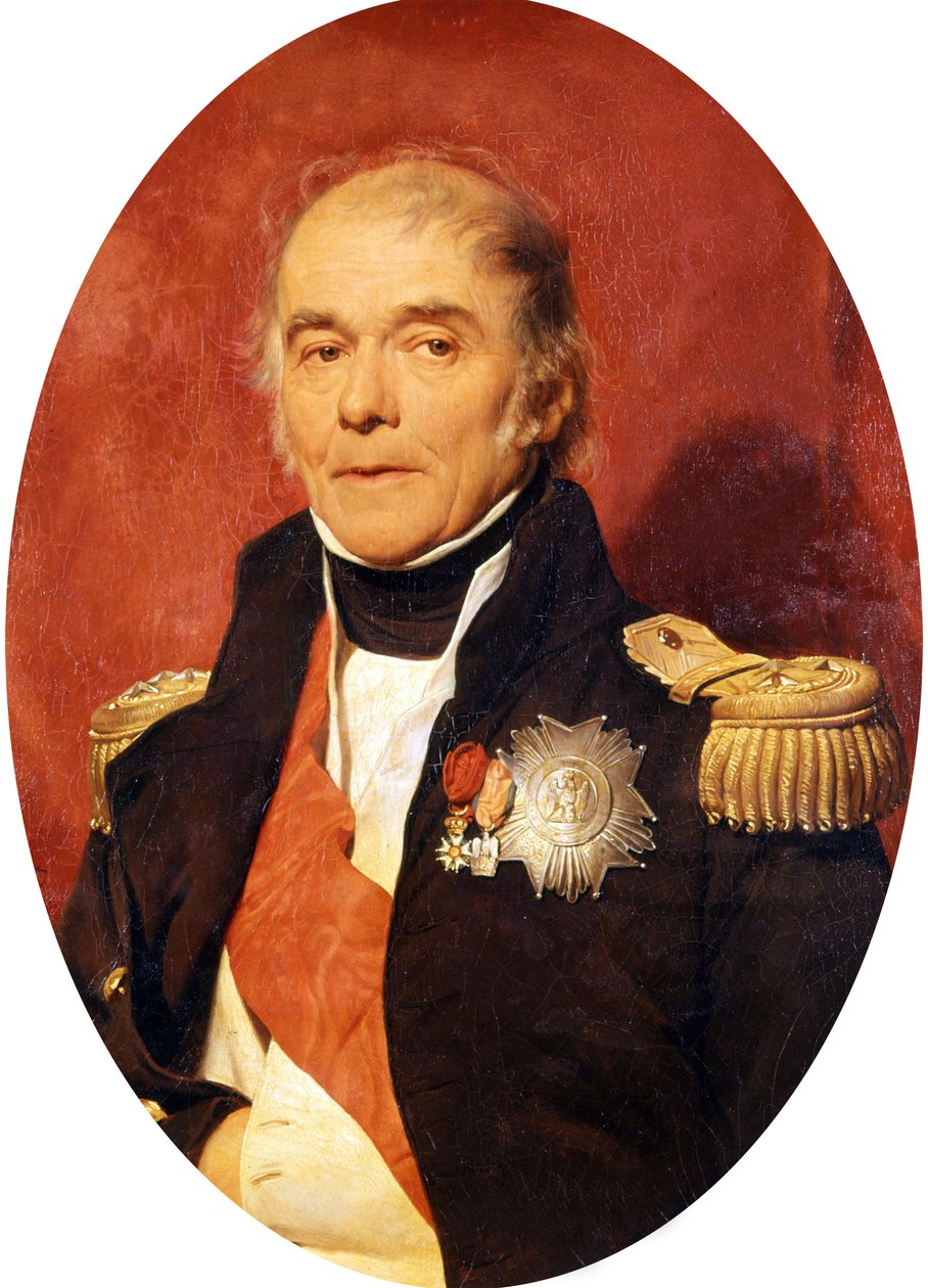 伯特兰元帅肖像 作者 伊波利特（1797-1856）德拉罗什