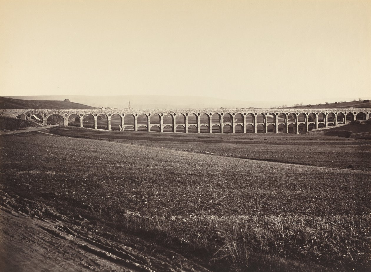 Arcades de pont sur Vanne Arcades, Vanne上的桥，1873年。 作者 希波吕特·奥古斯特·科拉德