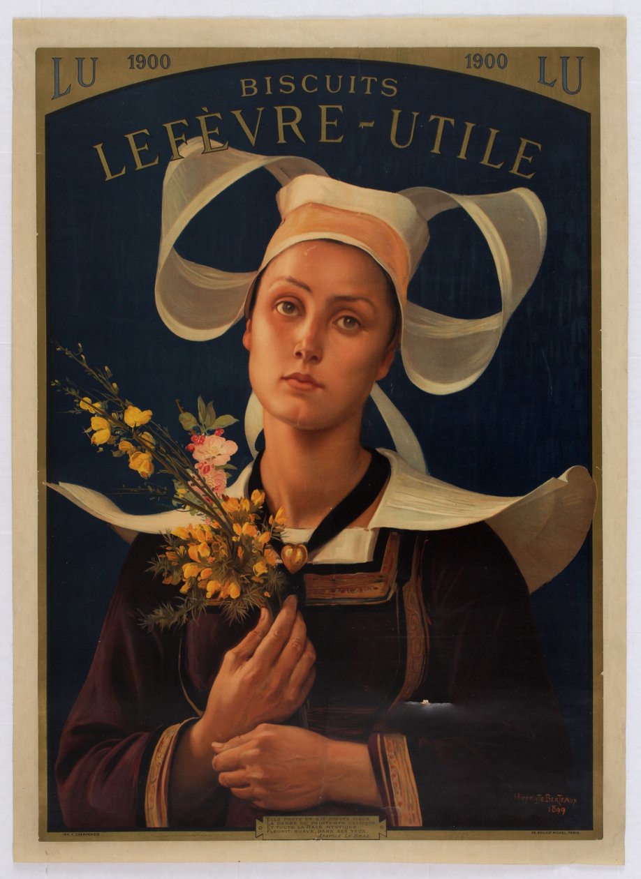 饼干 Lefevre-Utile, 1900. 作者 希波利特·贝尔托（Hippolyte Berteaux）